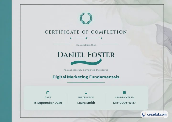 Certificado de conclusão de curso