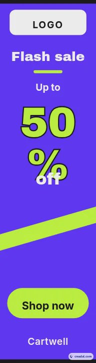 Flash Deal Display Ads: Skyscraper Ad 160x600