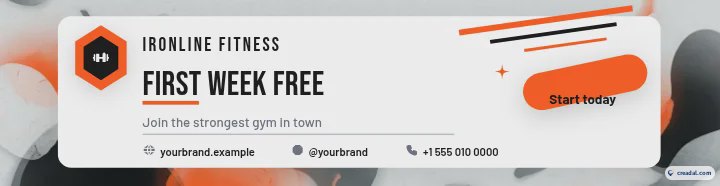 Power Gym Display Ads: Billboard Ad 970x250
