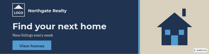 Modern Realty Display Ads: Billboard Ad 970x250
