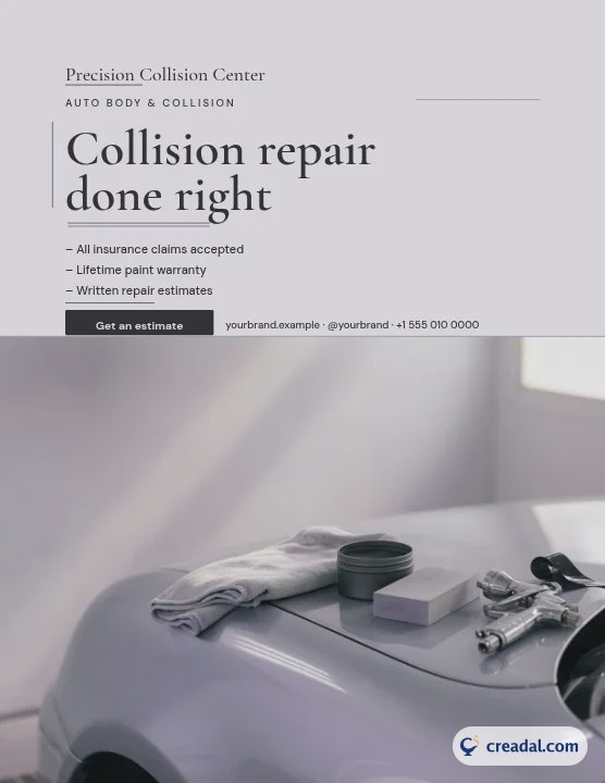 Auto Body & Collision: US Letter Flyer