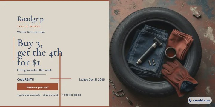 Tire Shop Coupon