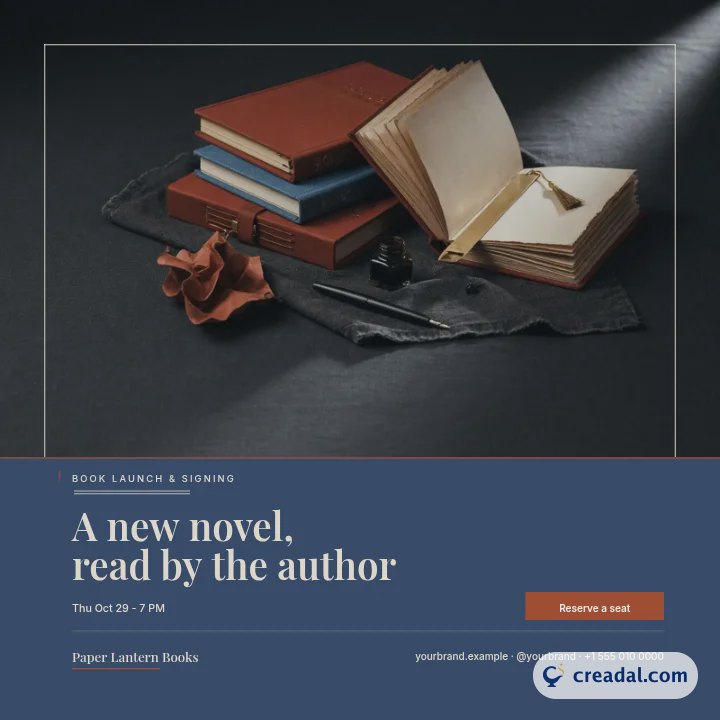 Book Launch: Instagram Post
