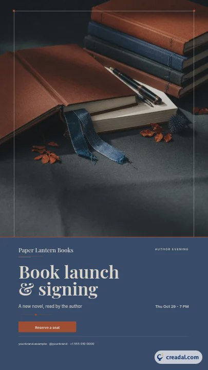Book Launch: Instagram Story