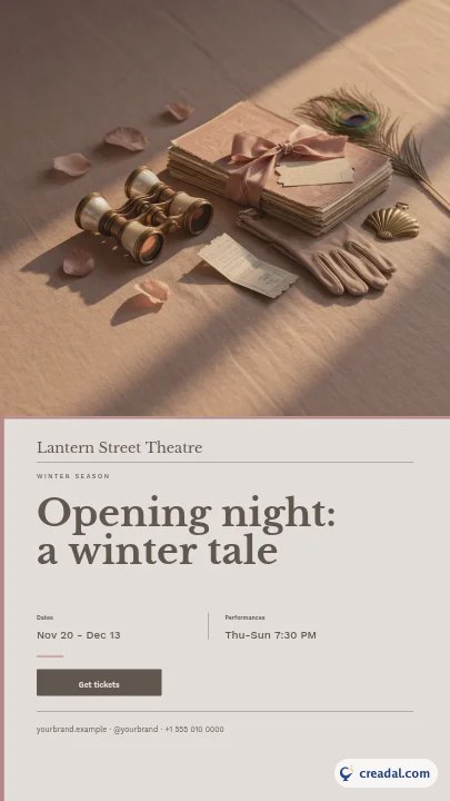 Theater Production: Instagram Story