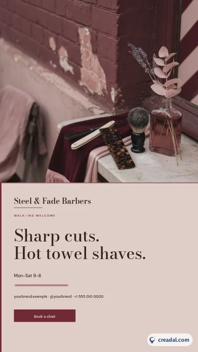 Barbearia: story do Instagram