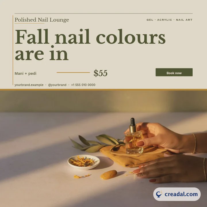 Nail Salon: Instagram Post