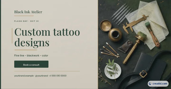 Tattoo-Studio: Facebook-Beitrag