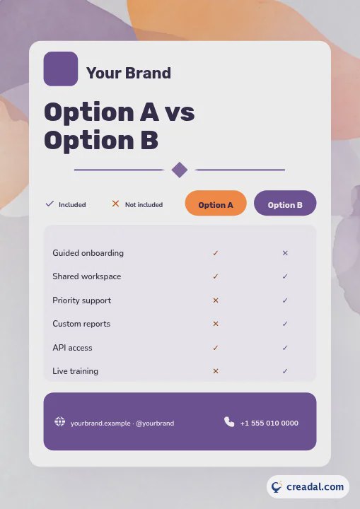 Comparison Infographic