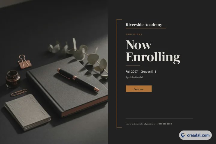 Enrollment Open: Postcard