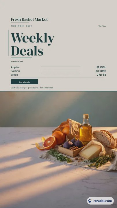 Grocery Weekly Deals: Instagram Story