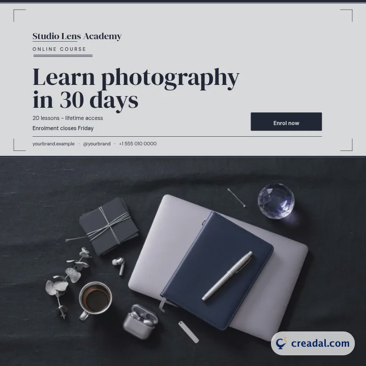Online Course Launch: Instagram Post