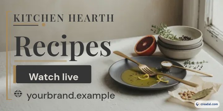 Kit créateur cuisine : panneau Twitch