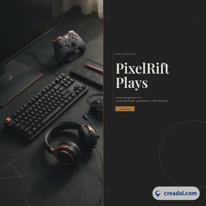 Gaming Creator Kit: पॉडकास्ट कवर