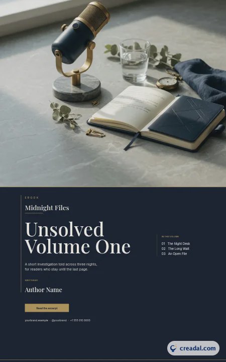 Story Creator Kit: Capa de eBook