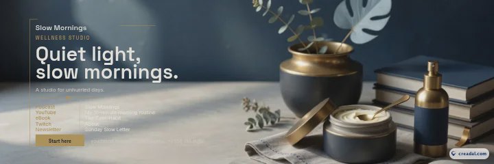 مجموعة صانع محتوى العافية: ترويسة X