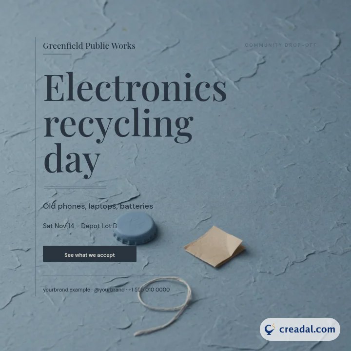 Recyclingtag: Instagram-Beitrag
