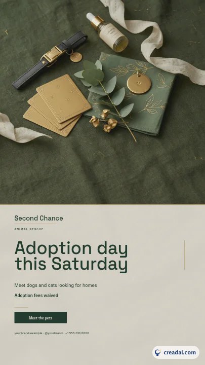 Pet Adoption Event: Instagram Story