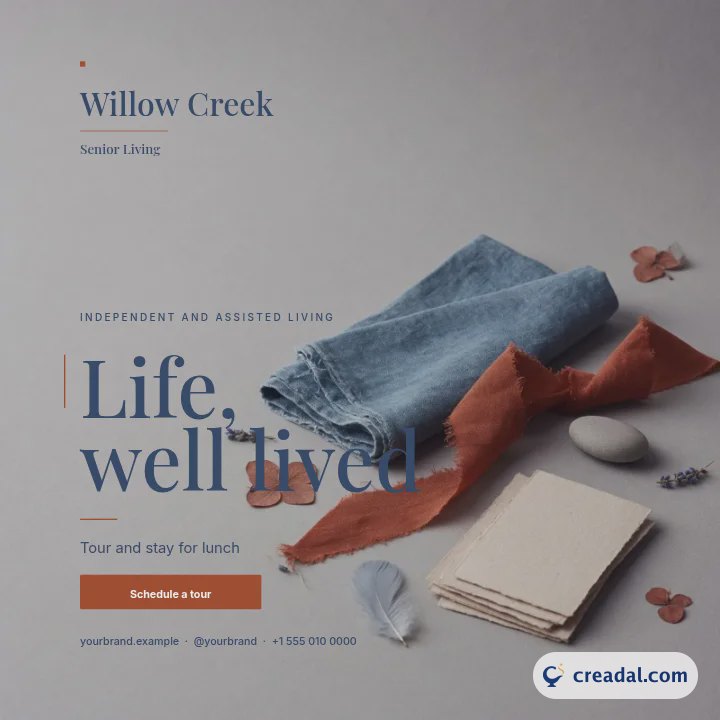 Résidence services seniors : publication Instagram