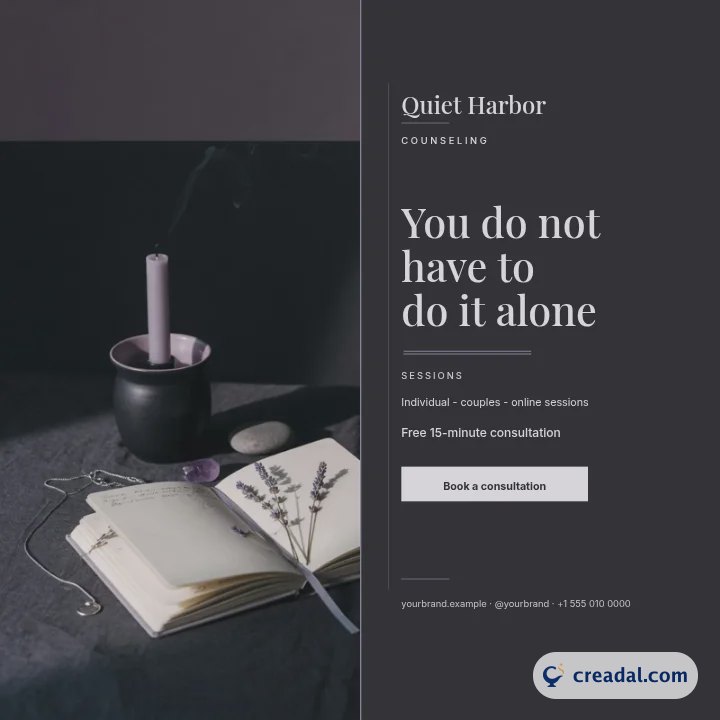 Counseling Practice: Instagram Post