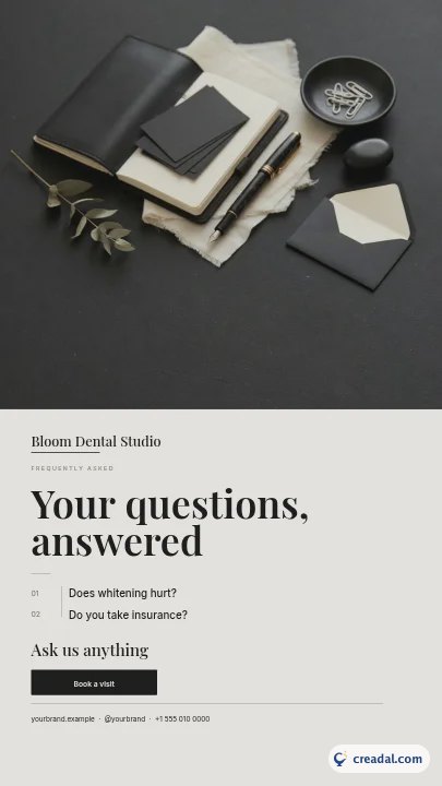 FAQ Carousel: Instagram Story