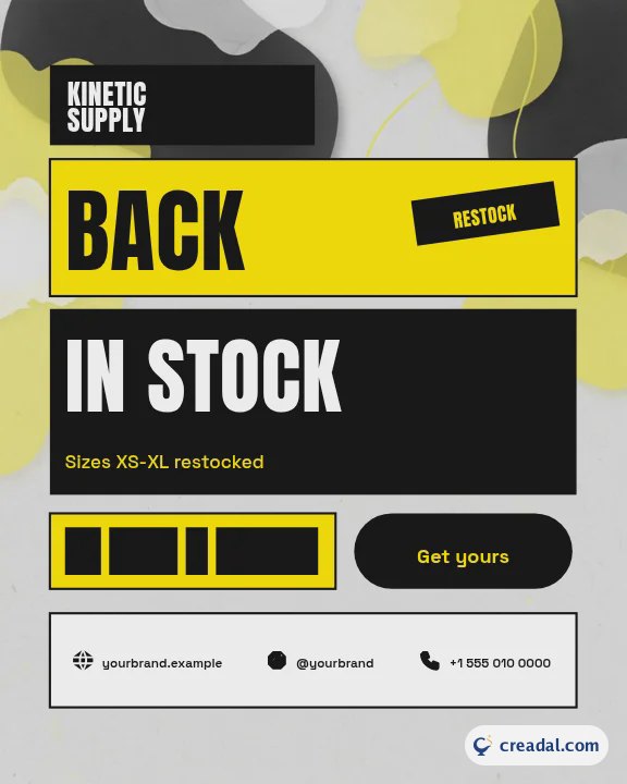 Back in Stock: Portrait Post