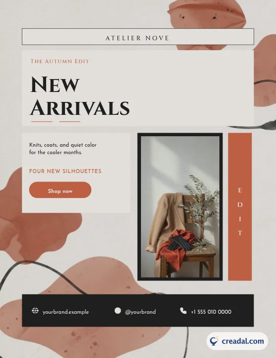 New Arrivals: Letter Flyer