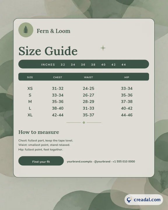 Size Guide: Portrait Post