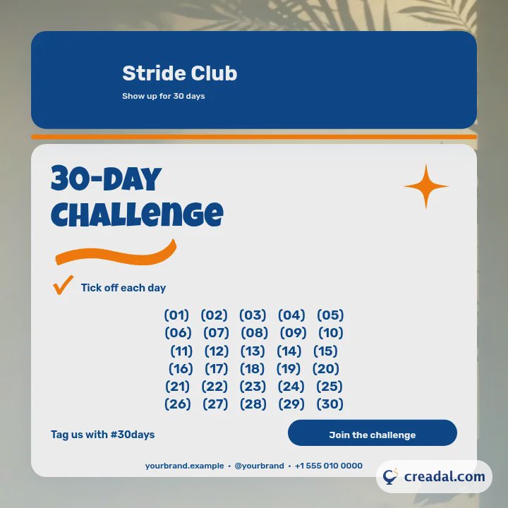 30-Tage-Challenge: Instagram-Beitrag