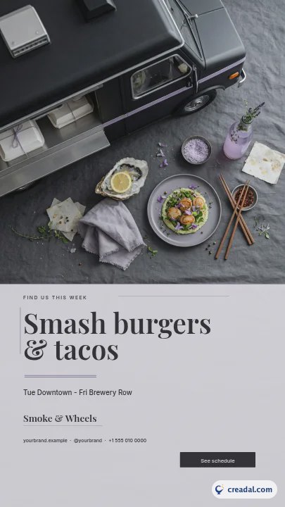 Food truck: Story do Instagram