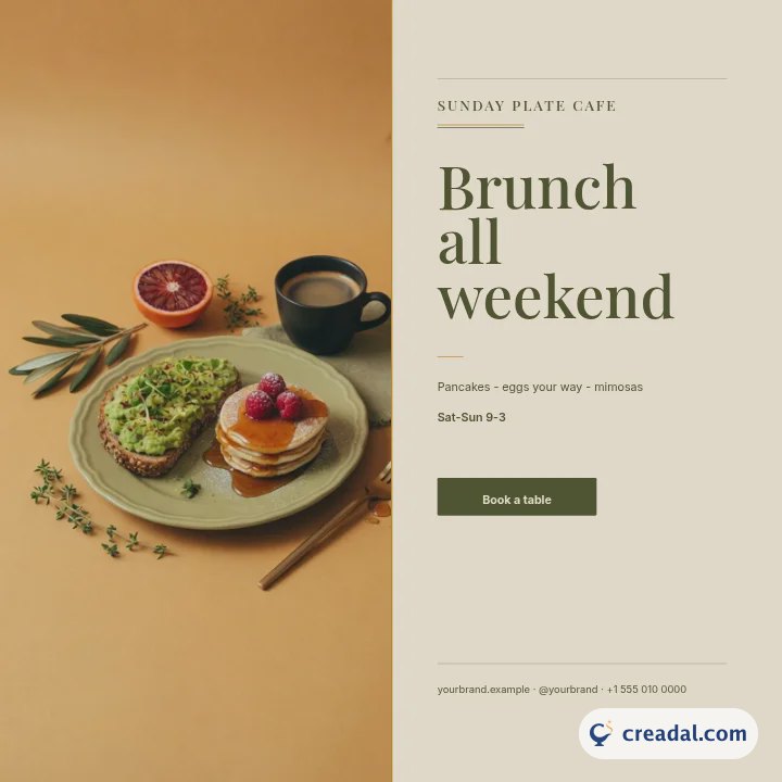 Brunch Kafe: Instagram Gönderisi