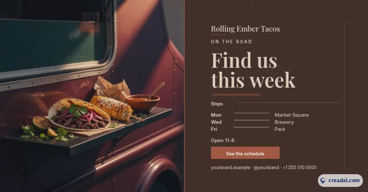 Food Truck: Facebook Post