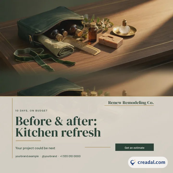 Before & After Showcase: Instagram Post