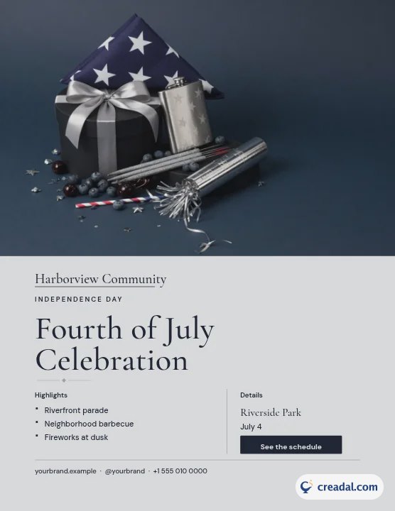 Independence Day: US Letter Flyer