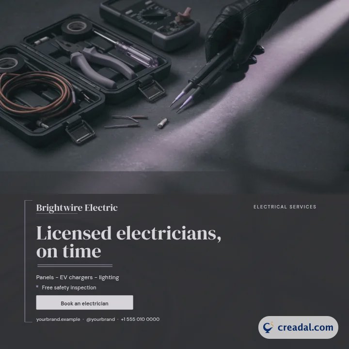 Electrician: Instagram Post
