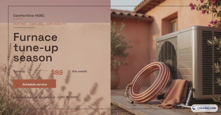Chauffage et climatisation : Publication Facebook