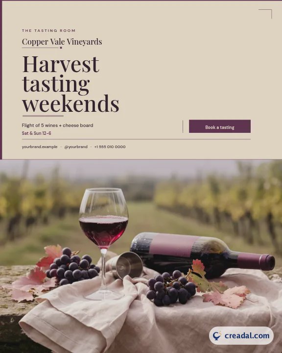 Winery & Tasting Room: Instagram Portrait Post