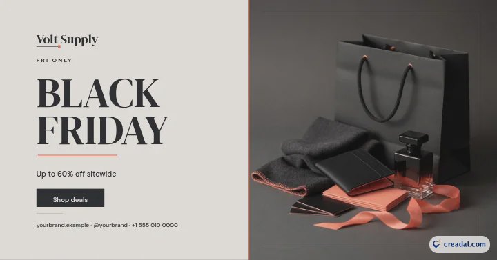 Black Friday Doorbuster : publication Facebook
