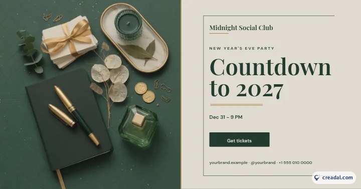 New Year Countdown: Facebook Post