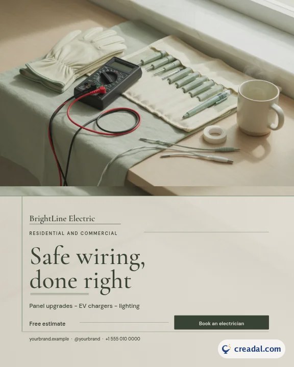 電気工事業者：Instagram縦型投稿
