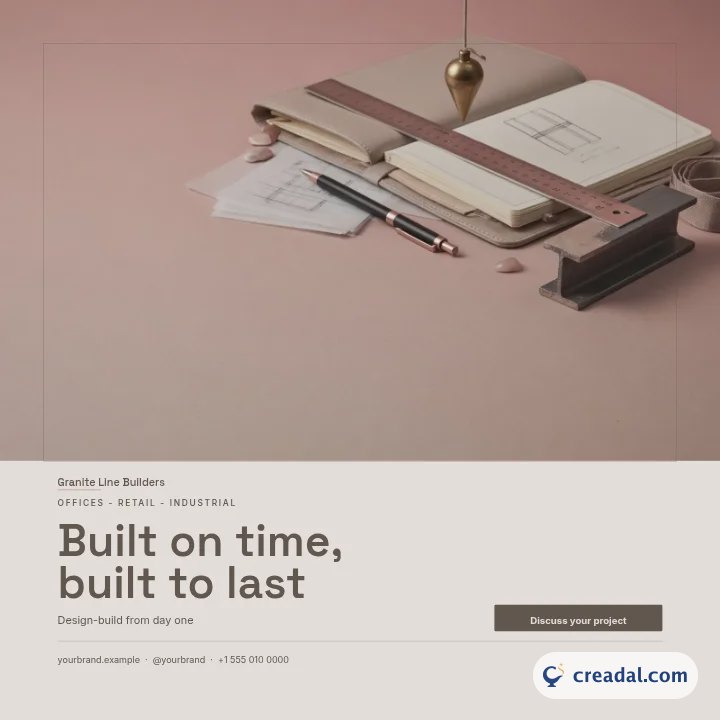 Construção comercial: publicação no LinkedIn