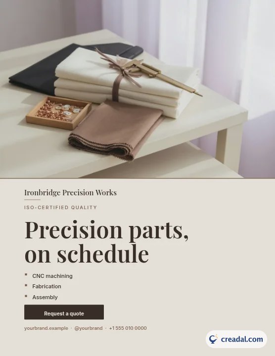 Precision Manufacturing: US Letter Flyer