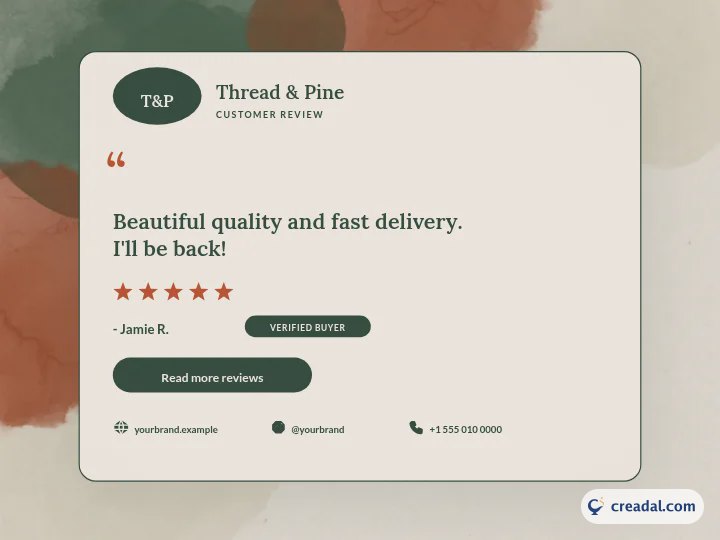 مراجعة العميل: منشور Google Business