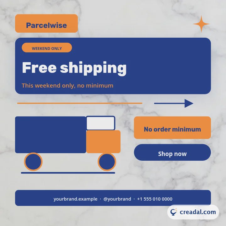 Free Shipping: Instagram Post
