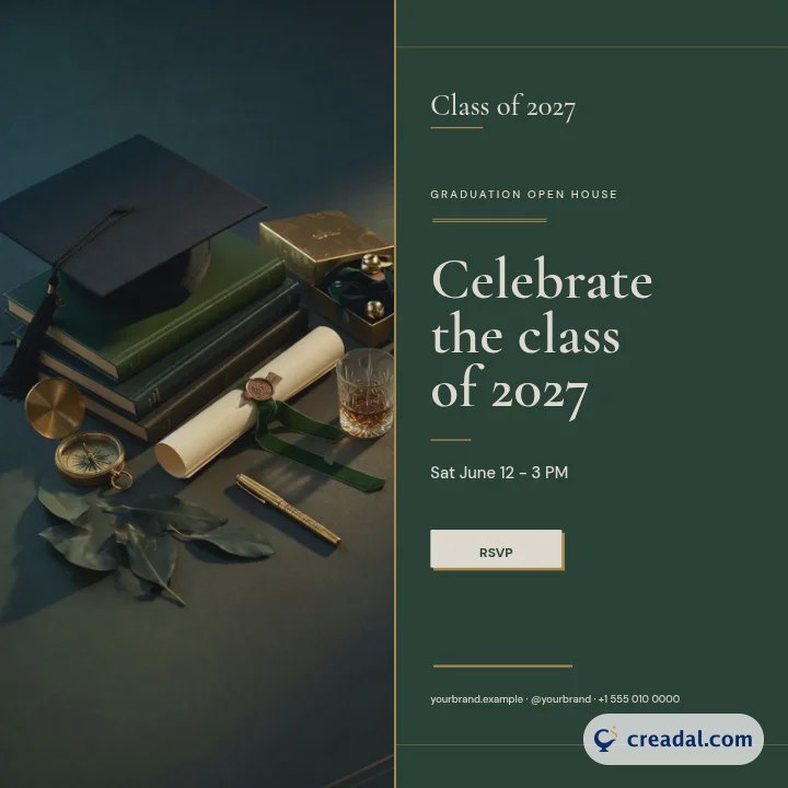 Graduation Party: Instagram Post