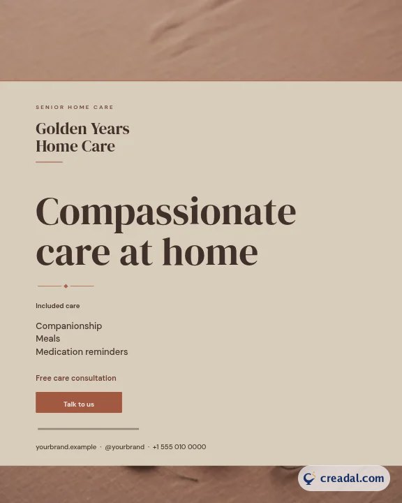 Senior Home Care: Instagram Portrait Post