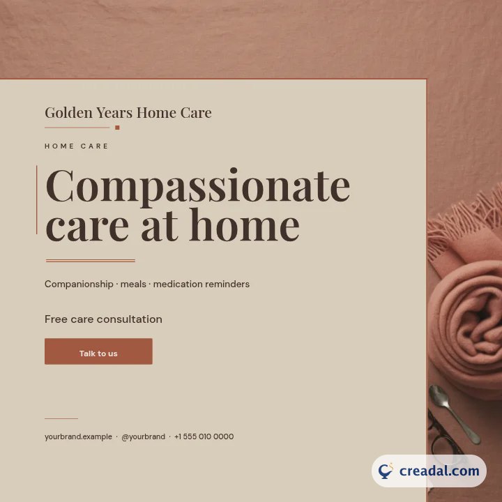 Senior Home Care: Instagram Post