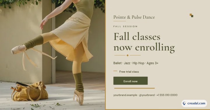 Dance Studio: Facebook Post