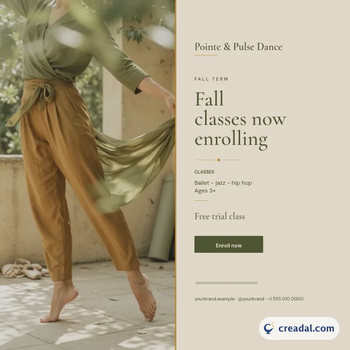Dance Studio: Instagram Post