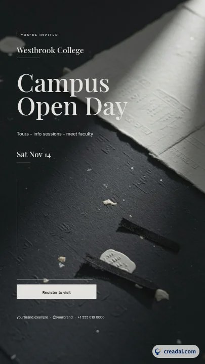 College Open Day: Instagram Story